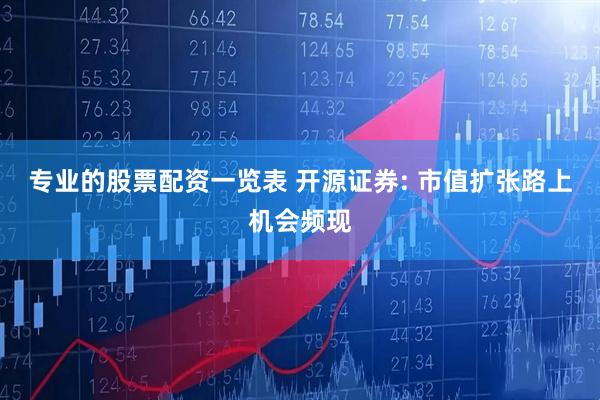专业的股票配资一览表 开源证券: 市值扩张路上机会频现